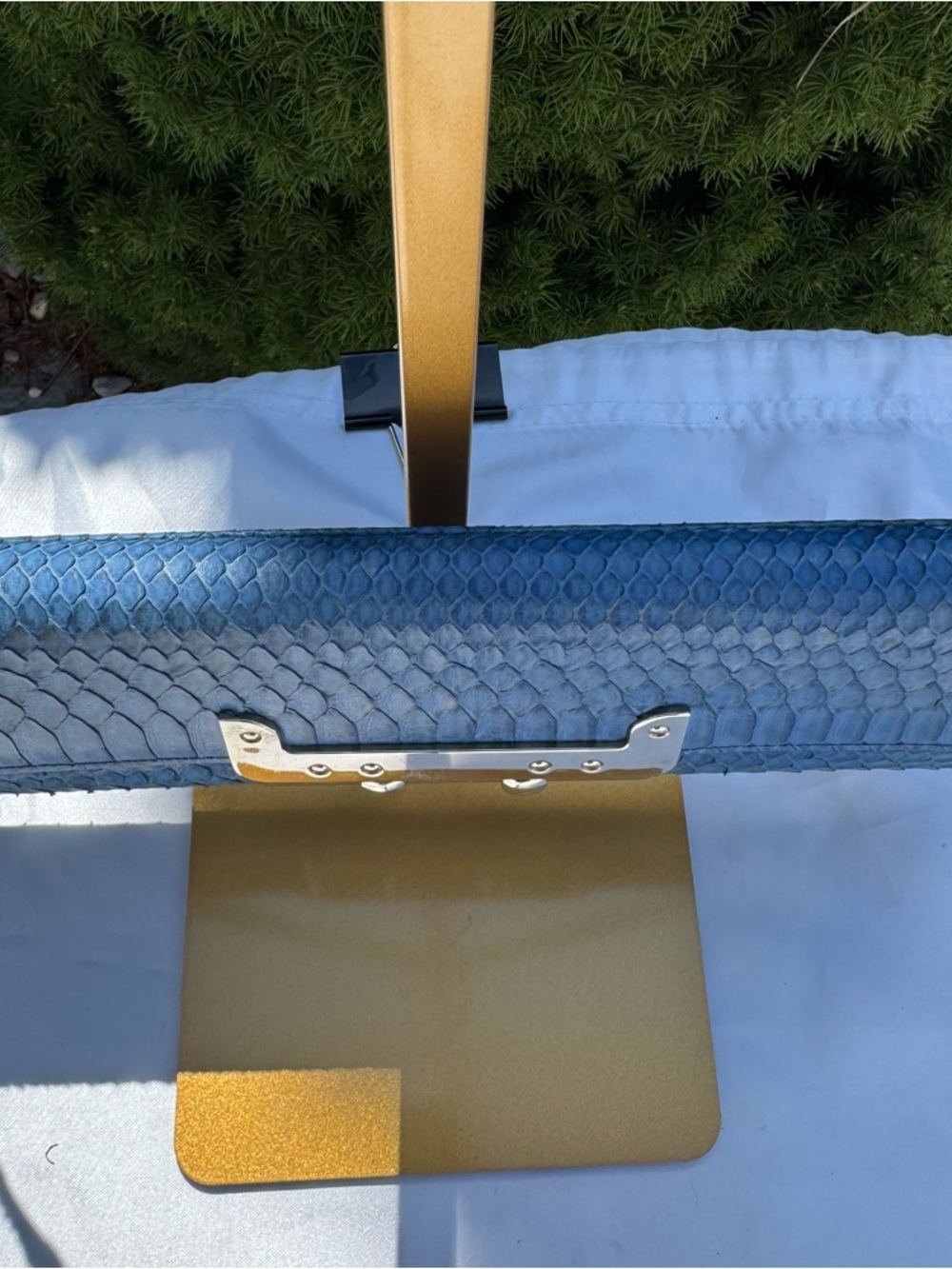 Exquisite Rare Vintage Real Python Clutch - Picture 8 of 11